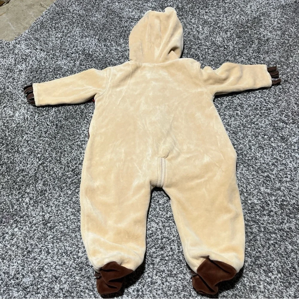 MINIBASIX Cow/ Horse Costume Zip Front Size 9 16-18 Lbs Vintage 2007
